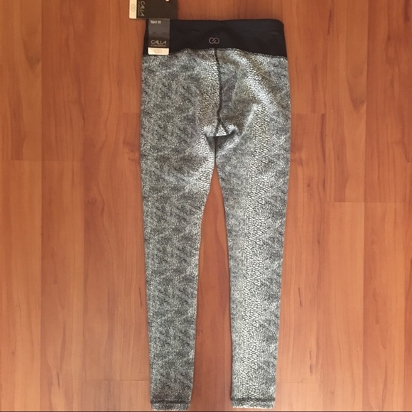 Calia Black White Workout Active Leggings Small S - Picture 5 of 8